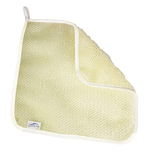 Mini serviette exfoliante double face visage pour lisser le grain de peau en douceur