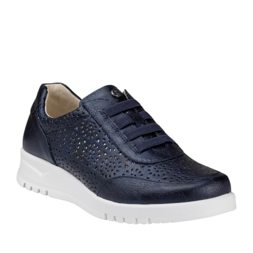 PITILLOS 20301 Zapato Calado con Elasticos Mujer Marino 38