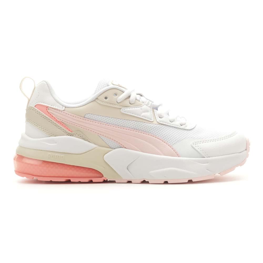 PUMA Womens Vis2k Lace Up Sneakers Shoes Casual - White