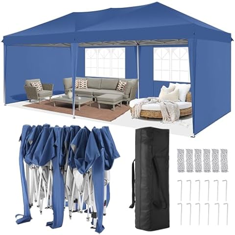 COBIZI 3x6m Pop Up Gazebo with Sidewalls Cover
