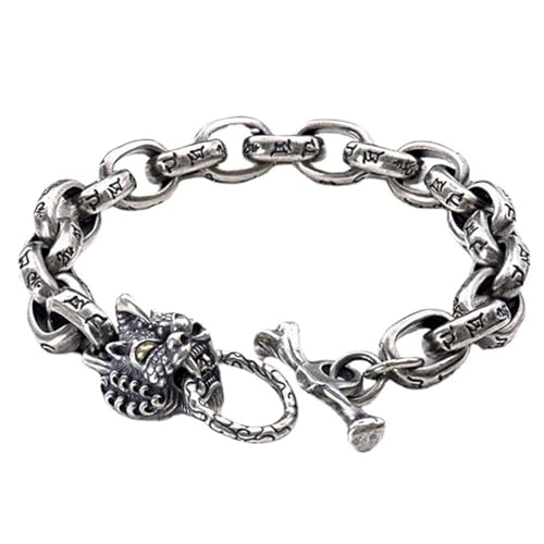 Fermoir courageux en argent à porter au quotidien pour homme et femme
