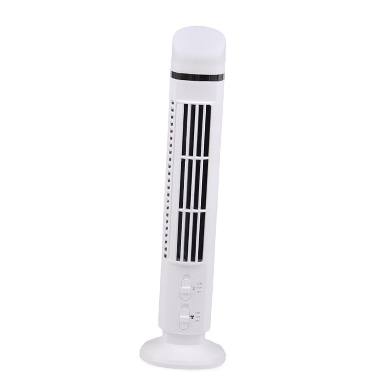 Angoily Usb Mini Cooling Fan with Light Quiet Desk Fan for Home Office Bladeless Design Levels Accessory No