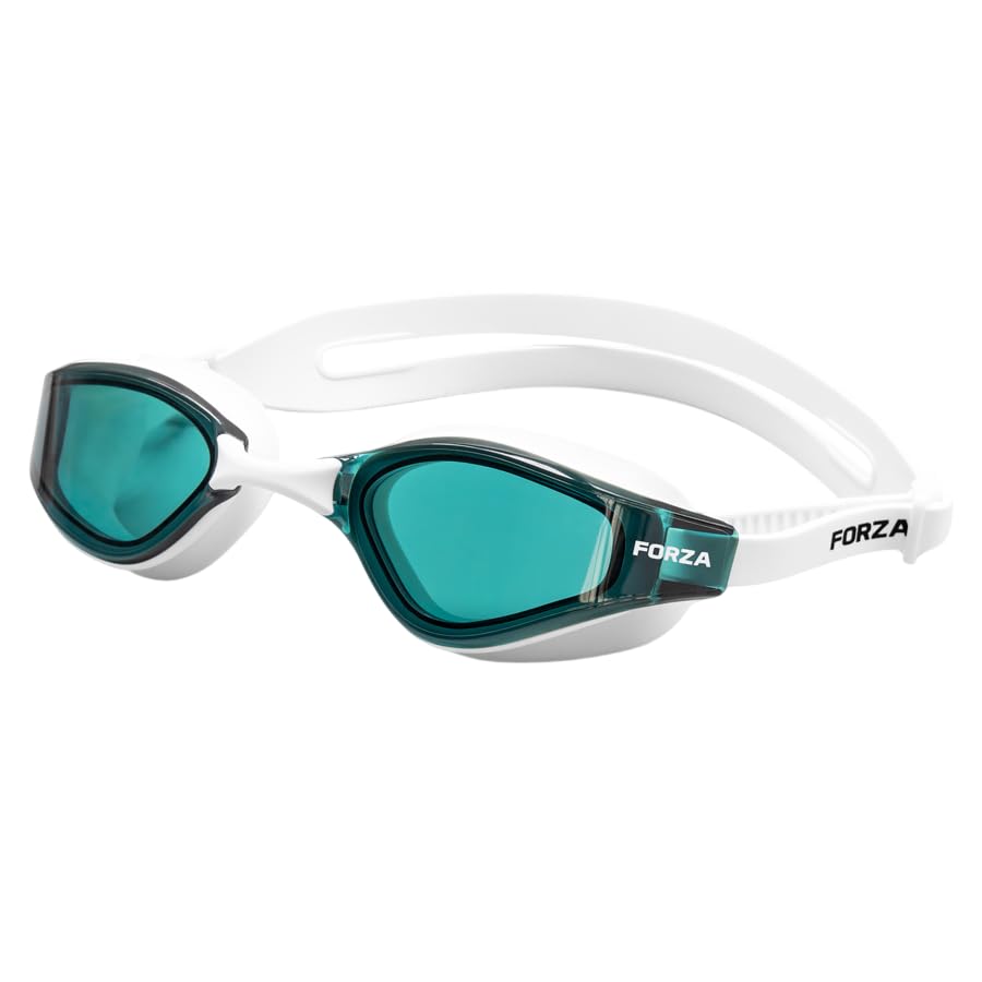 FORZA Occhialini Nuoto Per Adulti Classici Unisex – Lenti Anti Appanamento & Protezione UV – Visione Chiara | Comodi Con Cinturino Regolabile