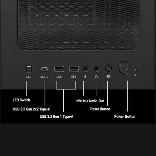 Image of msi Codex Z2 Gaming Desktop: AMD Ryzen R5-8400F, GeForce RTX 5060, 16GB DDR5, 1TB m.2 NVMe SSD, USB Type-C, VR-Ready, Windows 11 Home Plus: B8NVL-694US