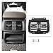 YLYHFKVZN Front Center air Vent Rear Air Conditioner Vent Outlet Grille Panel Cover Replacement Fit for X3 F25 X4 F26 Accessories Parts 64229200888 Car air Conditioning Outlet