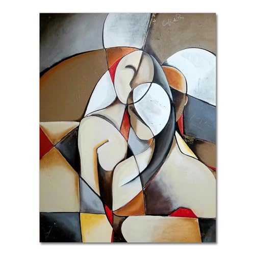 Peinture sur toile Picasso avec cadre intérieur en bois finition HD