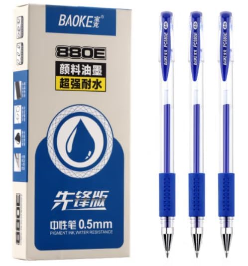 Bolígrafos gel BaoKe 0.5mm, paquete de 24 miniatura 6