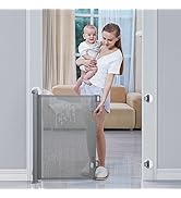 BabyBond Retractable Baby Gates, Punch-Free Install Baby Gate Extra Wide 71