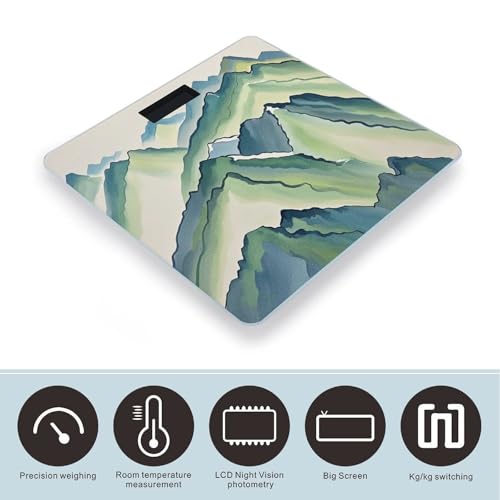 Báscula Digital para Baño de Vidrio Templado Compacta miniatura 3