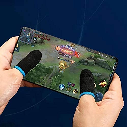 Image of Combo of Best PUBG Trigger Mobile Gaming Controller Sensitive Aim and Fire Red Black Triggers L1 R1 Button Mobile Finger Sleeve for Pubg /Free Fire /Cod Mobile