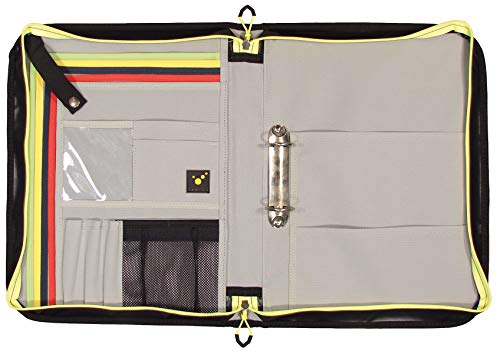tee-uu BIG Einsatz-Organizer DIN A4 Hochformat (versch. Varianten) (schwarz Plane)