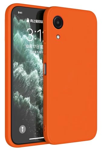 Topme Funda para Samsung Galaxy A03 Core (6.5' Inches) Carcasa Caja Case Estuche, Funda Protectora de Piel de Silicona TPU - Naranja