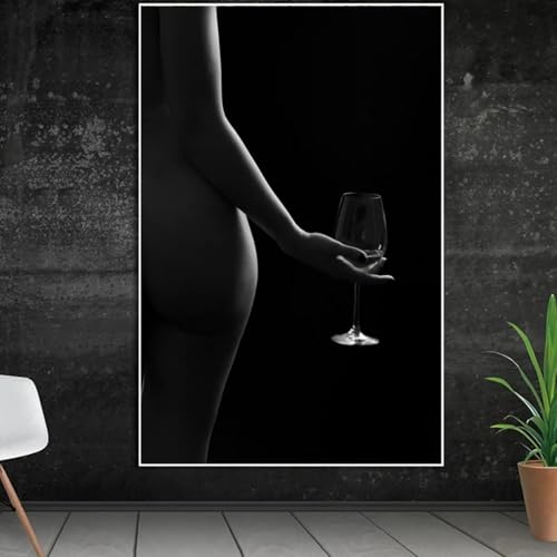Art sur toile impressions corporelles pour salon et décoration de la maison chic