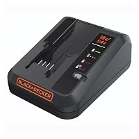 Black+Decker 18V Akku- und Ladegerät-Starter-Set, mit 2,0Ah Lithium-Ionen-Akku und 2A Schnellladegerät, kompatibel mit POWERCONNECT 18V Akku-Werkzeugen, BDC2A20-QW – Ansicht 2