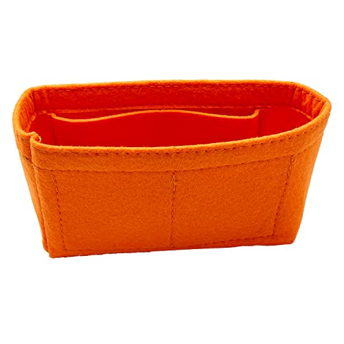 Image of Women Bag Organiser Organizer Insert for Backpack Tote Large Inner Bag In Bag (Orange)