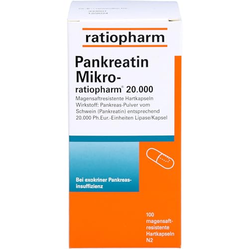 Pankreatin Mikro-ratiopharm 20.000 Kapseln 100 St.