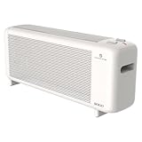 Sogo Radiador Eléctrico Bajo Consumo de Mica - Estufa Eléctrica Calor instantáneo y funcionamiento silencioso - Termostato Ajustable - 2 potencias 750/1500W - Protección Contra el Sobrecalentamiento