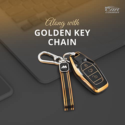Image of Premium Car keycover for Mahindra XUV-500 Push Start Key (Smartkey)