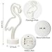 ENOULI Flamingo Neon Light Signs Pink LED Neon Art Decorative with Holder Base Table Light Marquee Signs/Wall Decoration for Kids' Room Birthday Party Light Bar Recreational Wedding Party