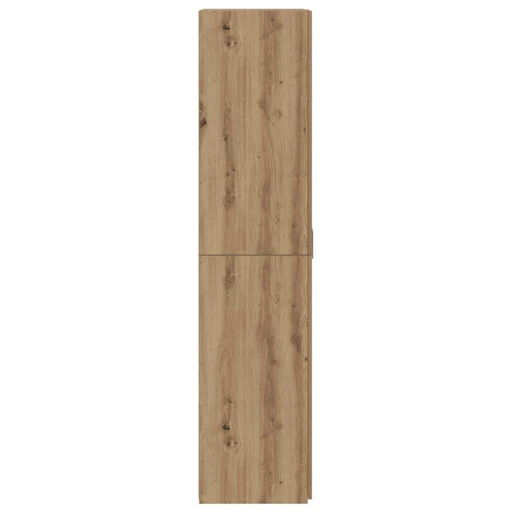 vidaXL Haut Armoire 2 pcs Chêne Artisanal 70 x 42,5 x 185 cm, Buffet Moderne, Armoire rectangulaire, Rangement intérieur, Grande capacité, Design Pratique, Organisateur de Salon
