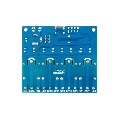 Módulo de relé USB de 4 canales LCUS-4 y puerto serie de 5V 4
