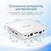 KICKPI KP1 Android TV Box 2024 | Google Certified 4K Streaming Device with Voice Search | 2GB RAM 32GB ROM, Dolby Audio, Bluetooth 5.0 | Chromecast Built-in, Smart Home Control (White)