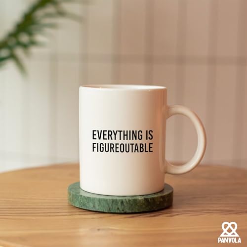 Taza de cerámica blanca 11 oz Panvola miniatura 4
