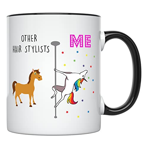YouNique Designs Funny Hairstylist Mug, 11 Ounces,...