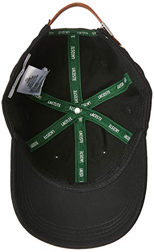 Boné em algodão com tira contrastante e crocodilo Lacoste Masculino Marinho/Branco Único