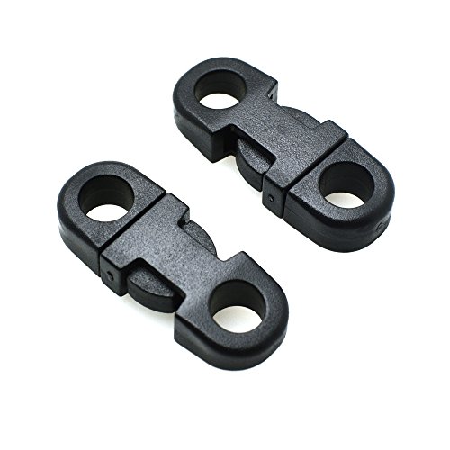 25Pcs Mini Straight Release Buckles Belt Buckle Bra Accessories Cat Collar Black #TOP3