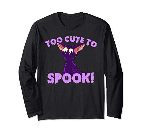 Cute Bat Halloween Creature Spooky Monster Creepy Gift Maglia a Manica