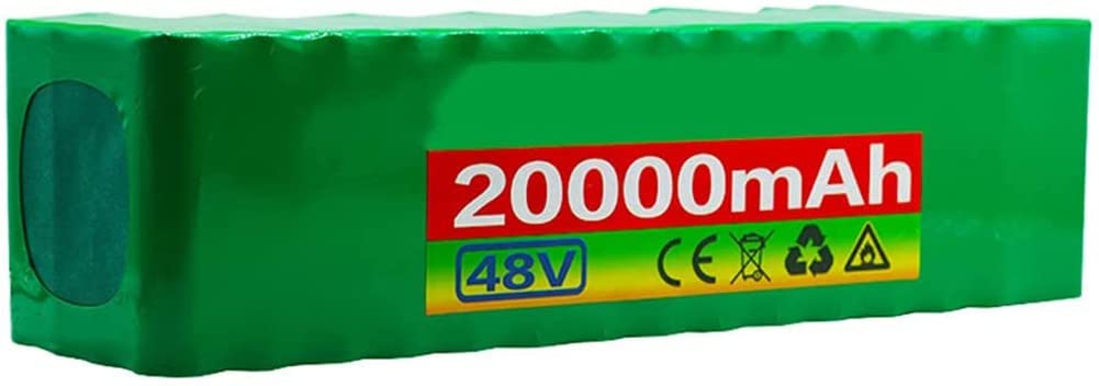 Batteria Alta Potenza Della Batteria, 48V 20Ah Batteria Per Bicicletta Elettrica, 20000Mah Batteria Ad Alta Capacità, Per Scooter Elettrico Elettrica Da E-Bike 48V 20Ah