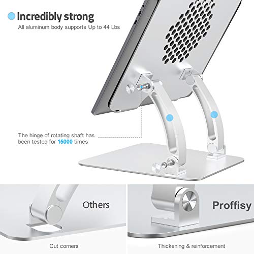 proffisy Laptop Stand Ergonomic Height Angle Adjustable Laptop Riser