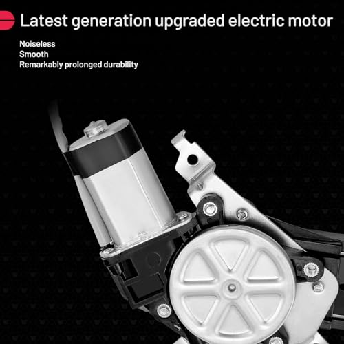 Image of BDFHYK 741-587 Power Window Regulator with Motor Front Left for E-150 250 350 450 550 2010-2014 Econoline Van Wagon 2002 2003 2004 2005 2006 2007 2010 2011 2012 2013 2014