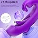 G Punkt Vibration für Frauen Sex Spielzeug für die Frau, Dildo Vibrator mit 9 Schlagmodi und 9 Vibrationmodi, Vibratorensets für Frauen Neue Hohlkonstruktion Klitoris Stimulator Sex Toys