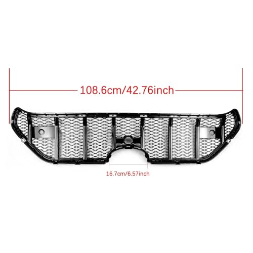 Pare-chocs supérieur grille nid d'abeille noir calandre avant Toyota RAV4 2019-2024