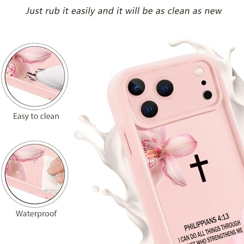 Coque iPhone 17 Pro chrétienne esthétique : cadeau idéal en TPU souple - Lot de 2 - 7