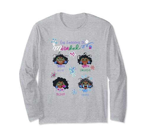 T-shirt manche longue Disney Encanto imprimé affiche Mirabel