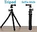 Hocoder Flexible Camera Tripod Compatible with GoPro Hero 13, 12, 11,10, 9 Bendable Tripod 360° Rotation Mount Stand for Vlogging