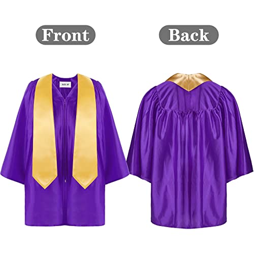 Kindergarten Graduation Cap and Gown Tassel Set with 2025 Charm Printed Stole Preschool Grade Gift Outfit 4-14T3