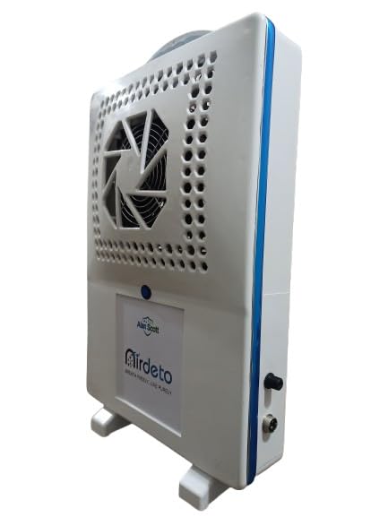 Airdeto Filterless Air Sterilizer Cum Purifier | Plasma Electrostatic Technology for Virus, Dust & Odor Removal | Dual Power 12V DC & 230V AC | Safe for Homes, Hospitals & Public Spaces