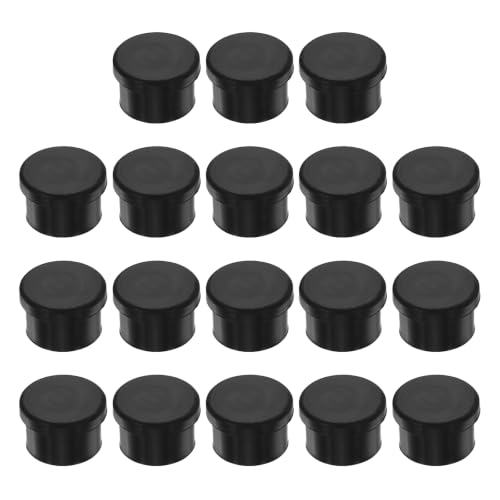 Image of MECCANIXITY 18pcs T-Shaped Silicone Plugs 9.4mm 3 /8 Inch Dia, Black | Snap in Plug Hole Seal Cover Round Rubber Stopper for 9-9.4mm Holes Kitchen Rubber Bulkheads Waterproof Sealing