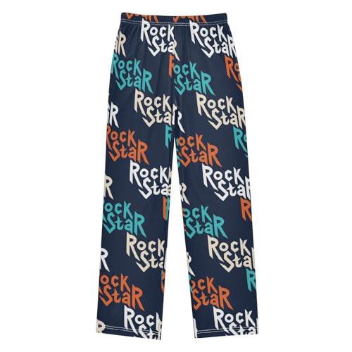 Rock Graffiti Colorful Letters Boys Pants for Kids Jogger Pants with Pockets S-XL