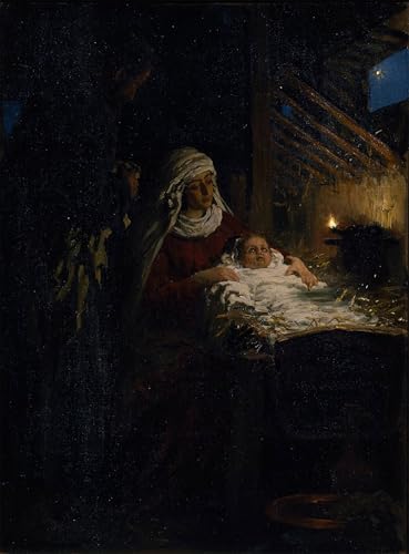 Graffiti Art Mural Nativité Ilya Repin poster pour mur vide 60x90