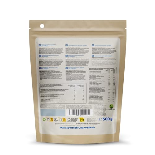 Wehle Collagen Pulver – 500g Peptide Typ 1, 2 & 3, Kollagen Hydrolysat – Ansicht 5