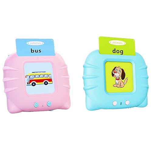 Cartes éducatives,Flash Jouets pour Jeunes Enfants de 1 à 6 Ans, préscolaires pour Enfants pour écouter et Apprendre 224 Mots ，Français - Anglais (Style aléatoire 1pcs)