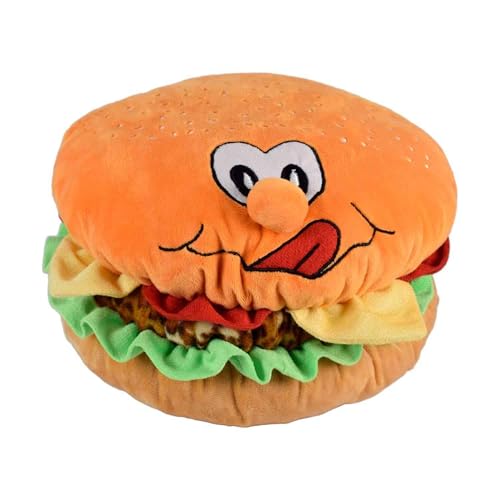 Image of DearJoy Cute Burger Soft Toy Orange - Length 32Cm