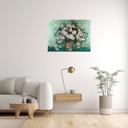 Vincent Van Gogh Roses poster impression papier grand format 120x90 - 4