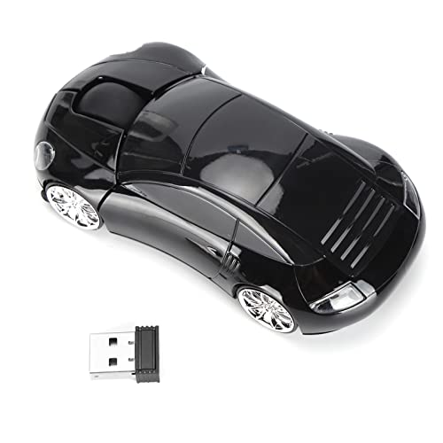 Souris sans Fil, Souris De Jeu en Forme De Voiture Intelligente 2.4G Souris sans Fil Rechargeable Haute Résolution avec Récepteur USB pour Ordinateur Portable De...