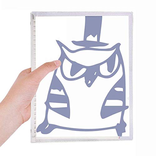 Carnet de notes en spirale rechargeable au design chapeau de dessin animé original